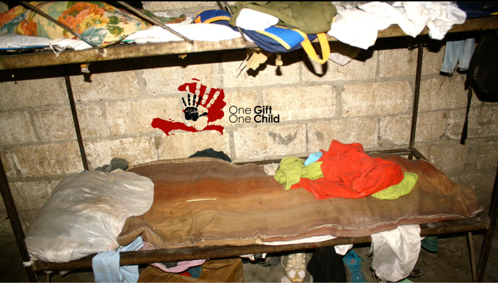 Figure 1: A “bed” in an abusive orphanage.